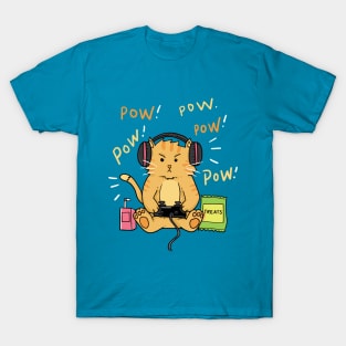 Gaming Cat Shirt for Gamers T-Shirt